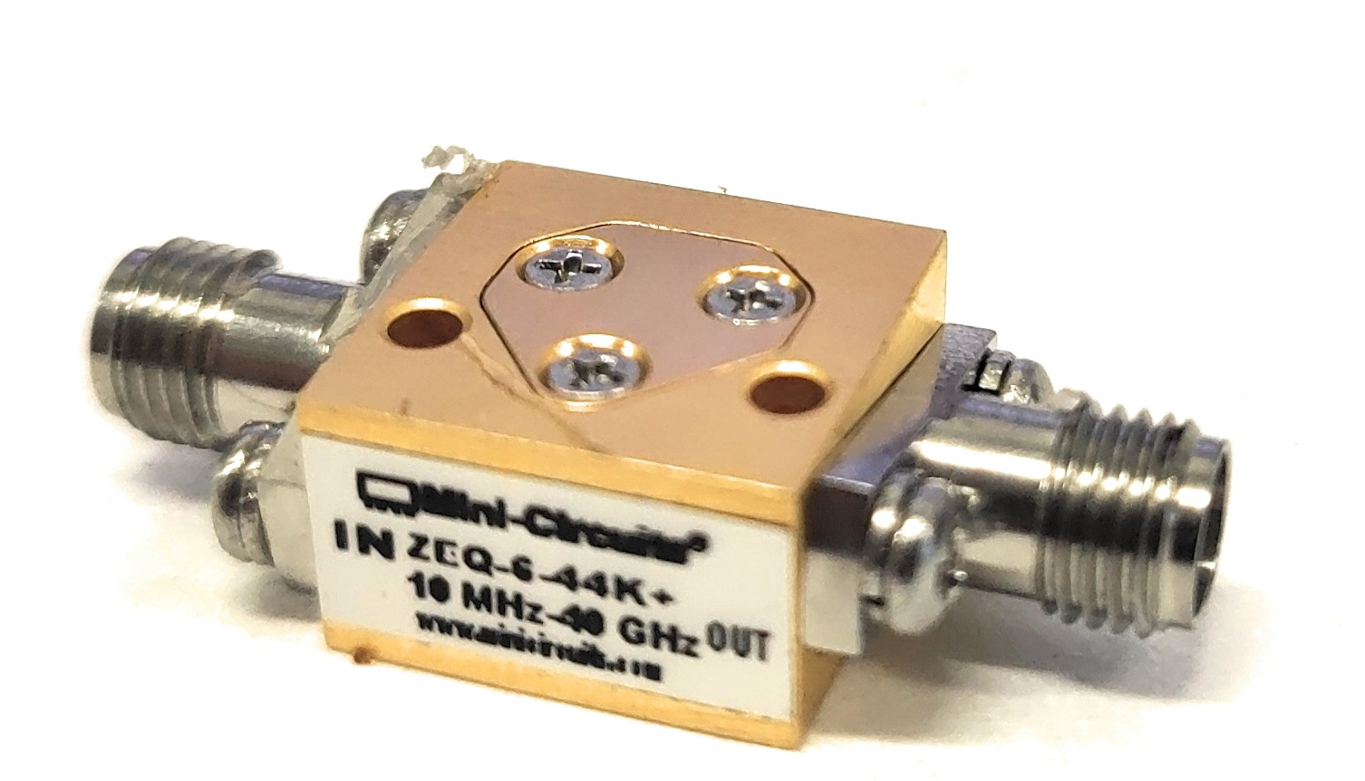 Mini-Circuit ZEQ-6-44K+ DC to 40 GHz Broadband Slope Equalizer 2.92 mm Female