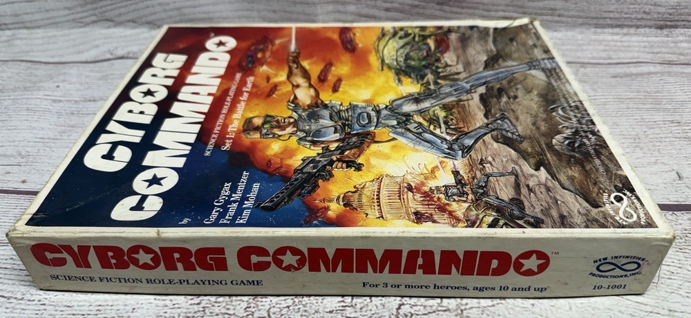 Cyborg Commando Sci-Fi RPG Game Set 1 The Battle For Earth Complete Role Playing