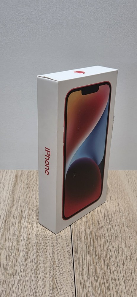 Apple iPhone 14 RED Genuine Empty Box 128 GB