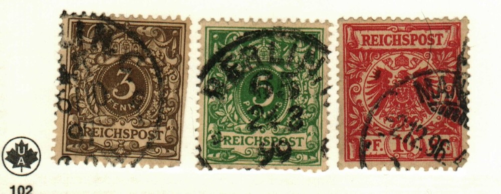Germany #46-8 used