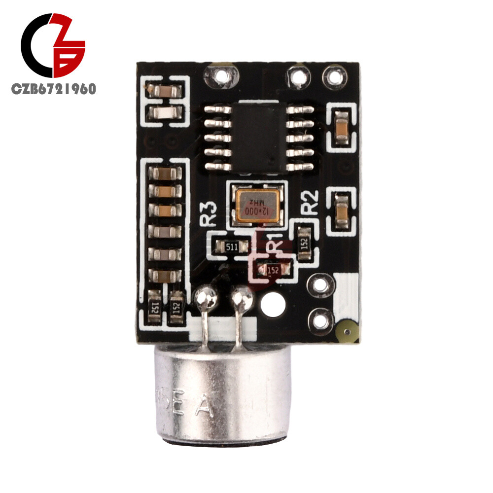 Wireless Microphone FM 88.7MHz Transmitter Module Support Dual-channel Stereo