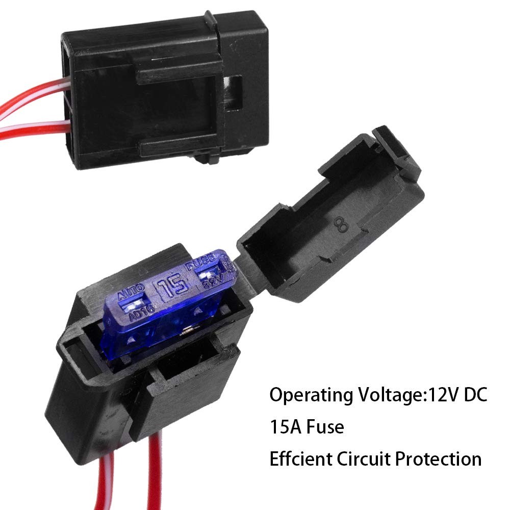 Fog Light Wiring Harness Relay Switch Kit