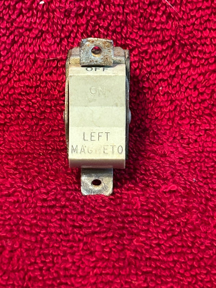 AIRCRAFT LEFT MAGNETO ROCKER SWITCH