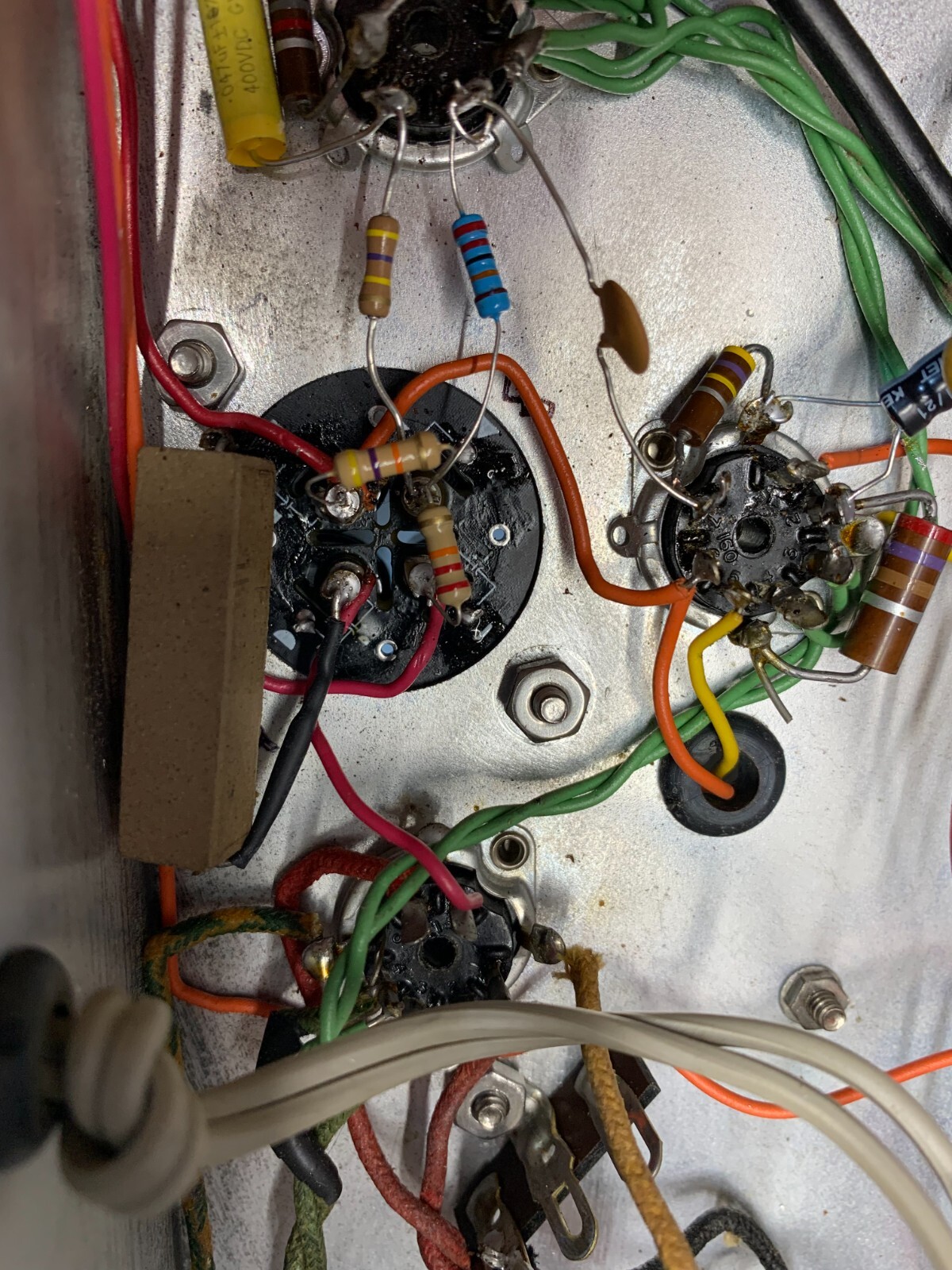 Multi Section Sector Capacitor Circuit Board KIT 600V up to four Capacitors 4in1