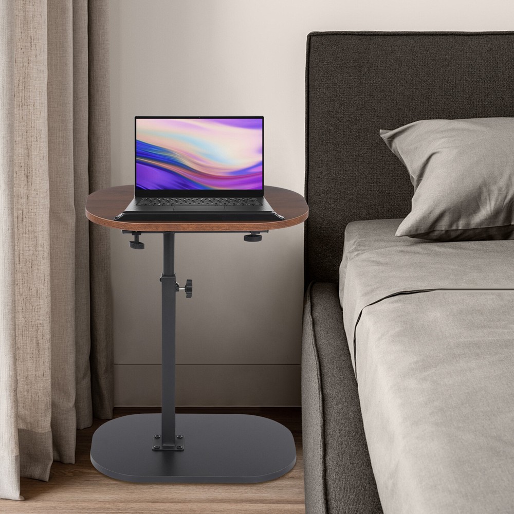 C-shaped Side Table Sofa Table for Living room&Study Height Adjustable SideTable