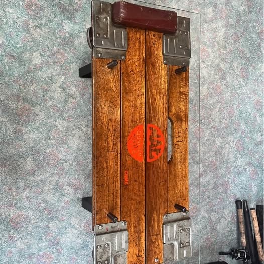 Repurposed Vintage Mac Tools Mechanic’s Creeper Coffee Table