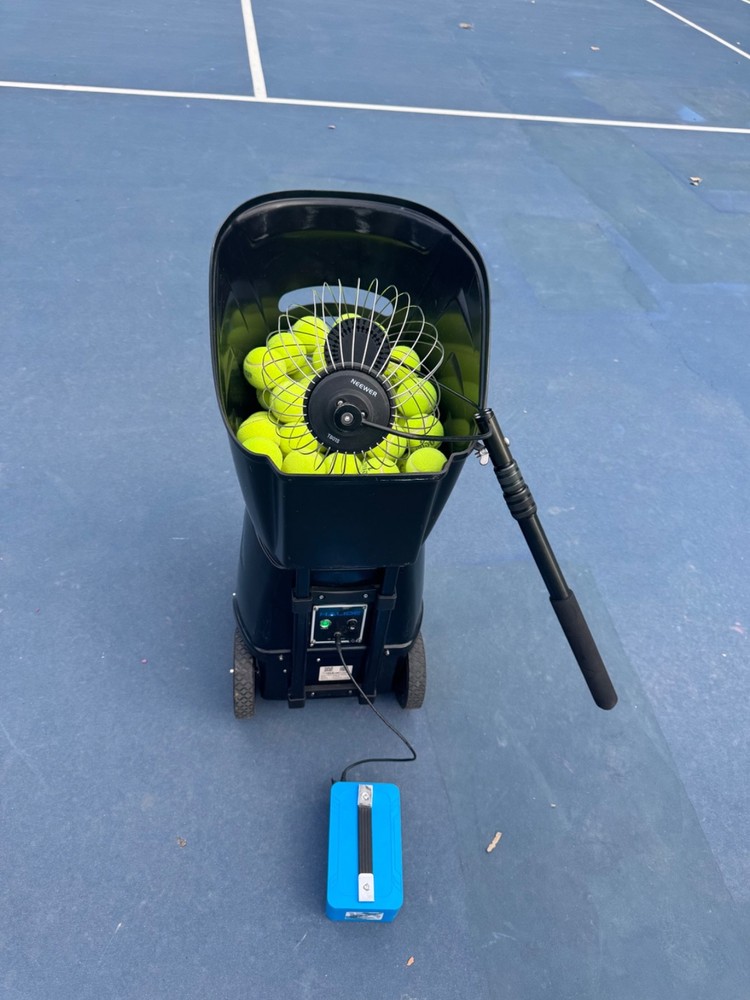 tennis ball machine halide