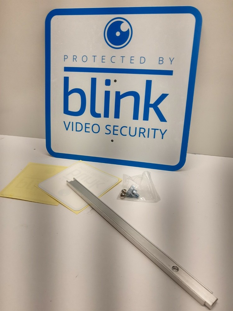 Blink Yard Sign with Two Window Decals Bundle