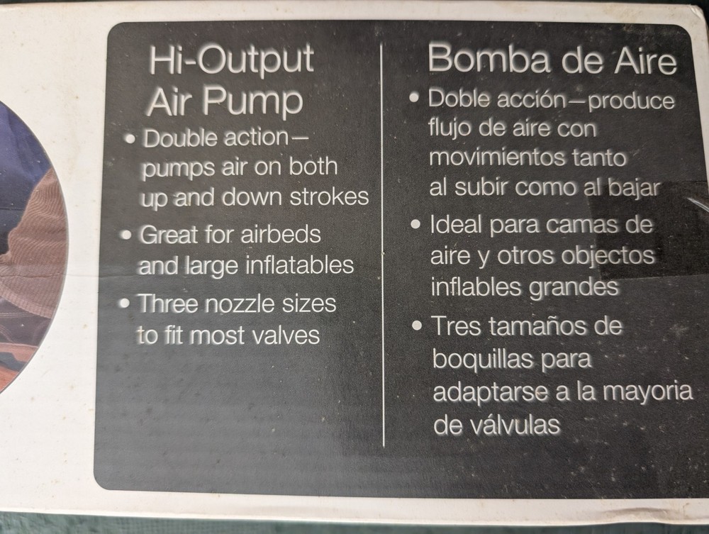 Intex Double Quick ll High-Output Air Pump W Box