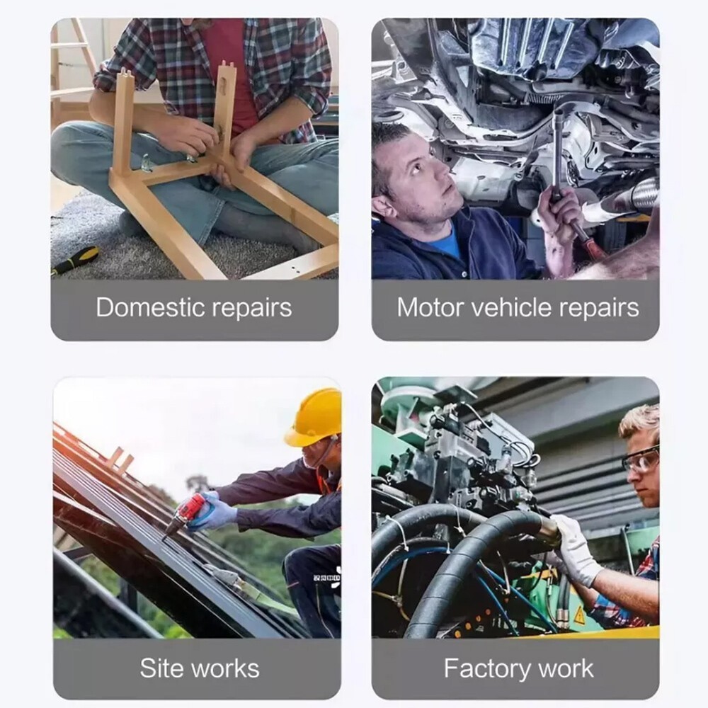 Universal Adapter Sleeve Adjustable Head Socket Spanner Torque Wrench Ratchet