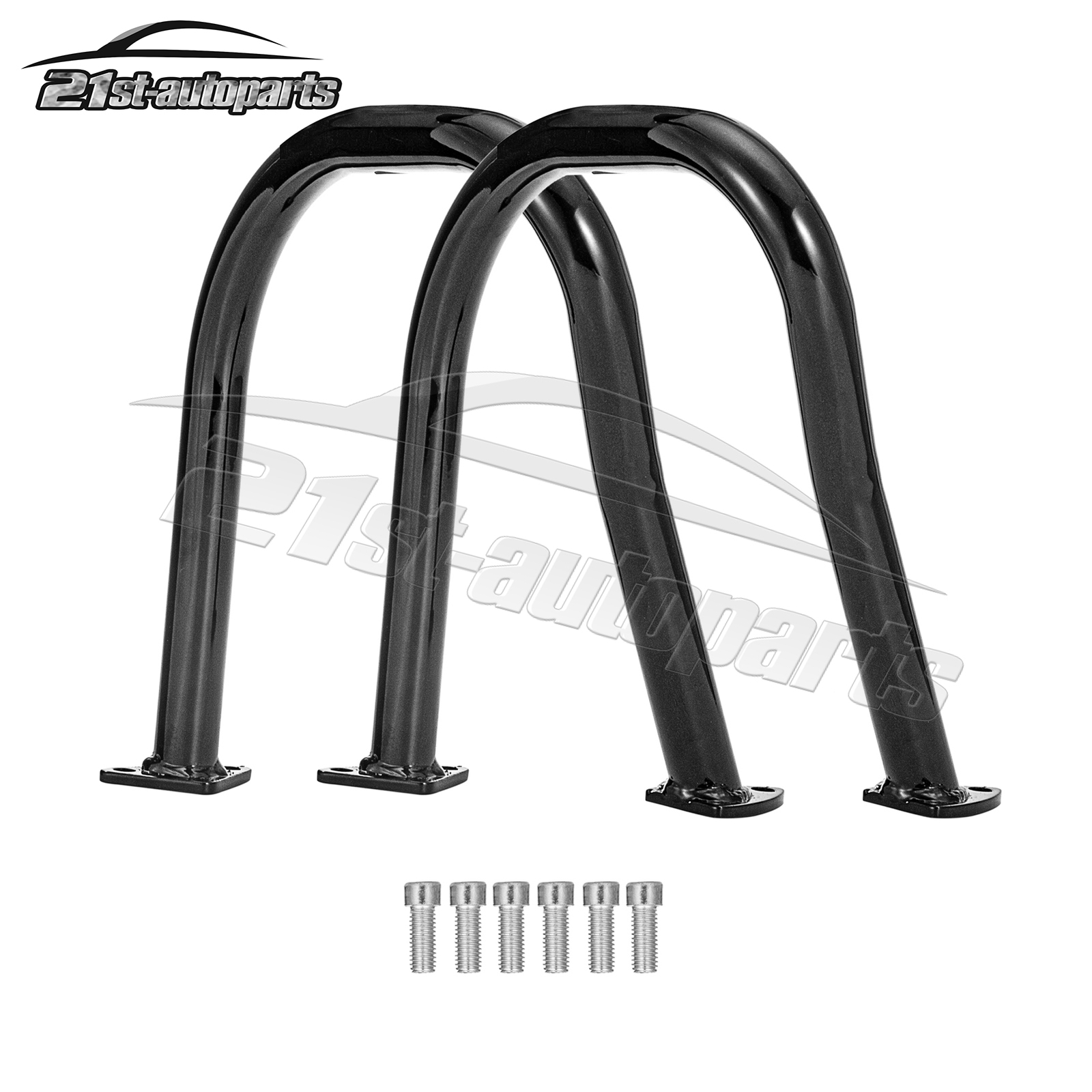 Gloss Black Rear Saddlebag Guard Highway Crash Bar For 2020-UP Indian Challenger