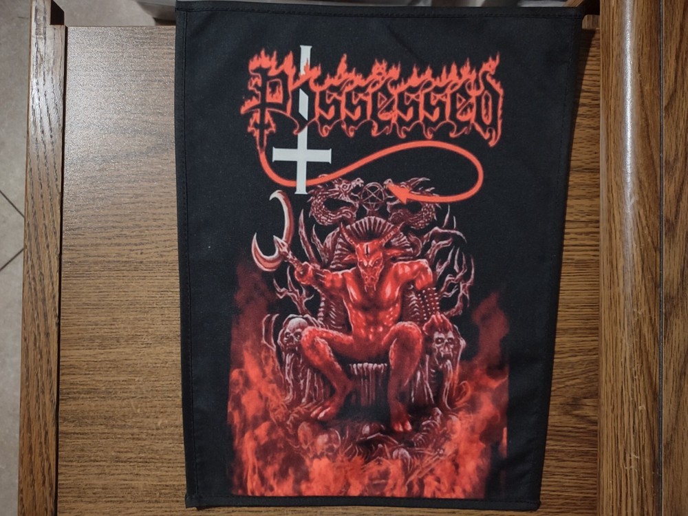 POSSESSED # 3,SEW ON SUBLIMATED LARGE BACK PATCH