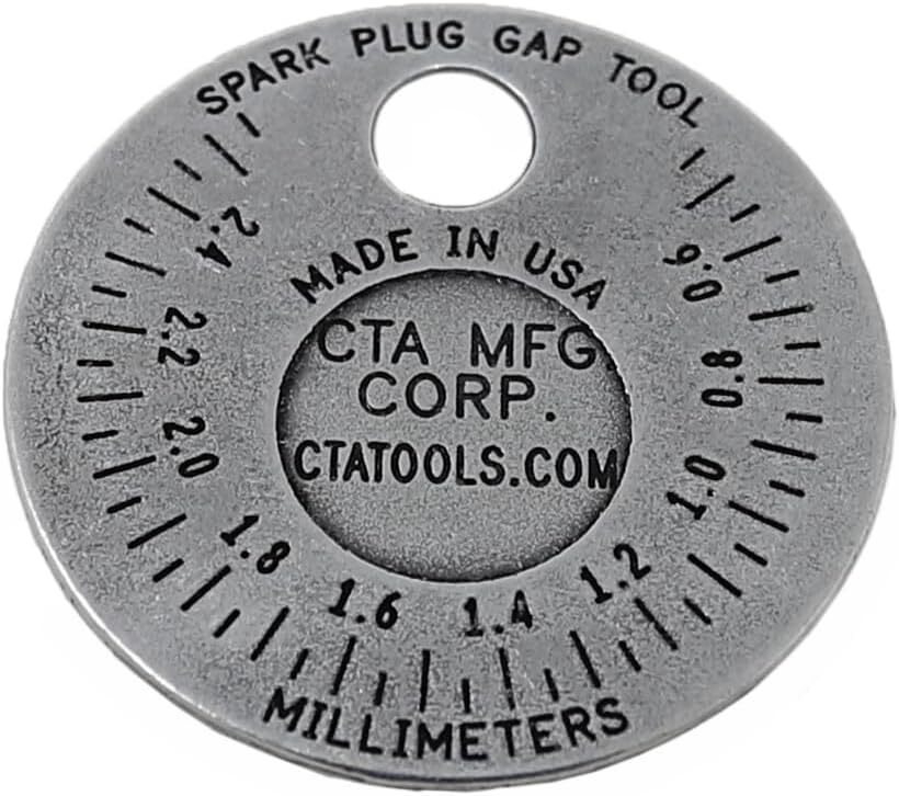 Ramp-Type Spark Plug Gapper, Precision Gauge Tool for Accurate Plug Gaps