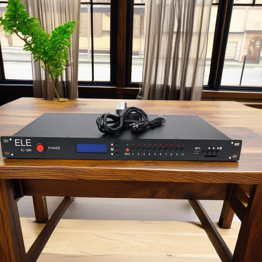 ELE EL-30H FM Broadcast Transmitter FM Transmitter with RDS and Power Amp Modugq