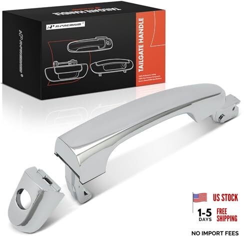 Front Left Driver Side Exterior Door Handle with Keyhole Front Driver Side