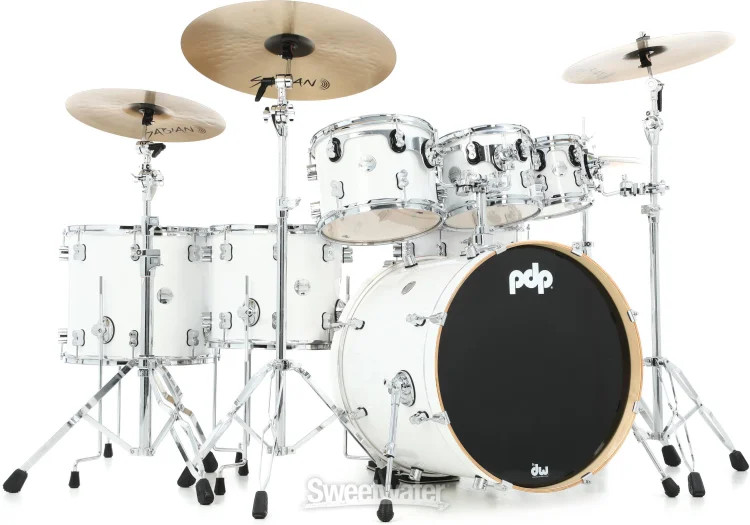 PDP Concept Maple 7-piece Shell Pack - Pearlescent White