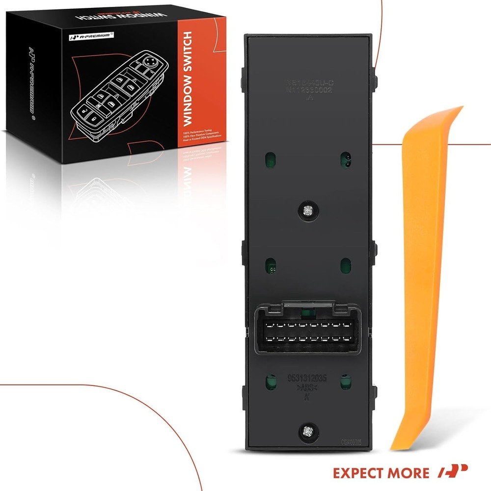 - Front Left Driver Side - Master Power Window Switch - Compatible with Kia