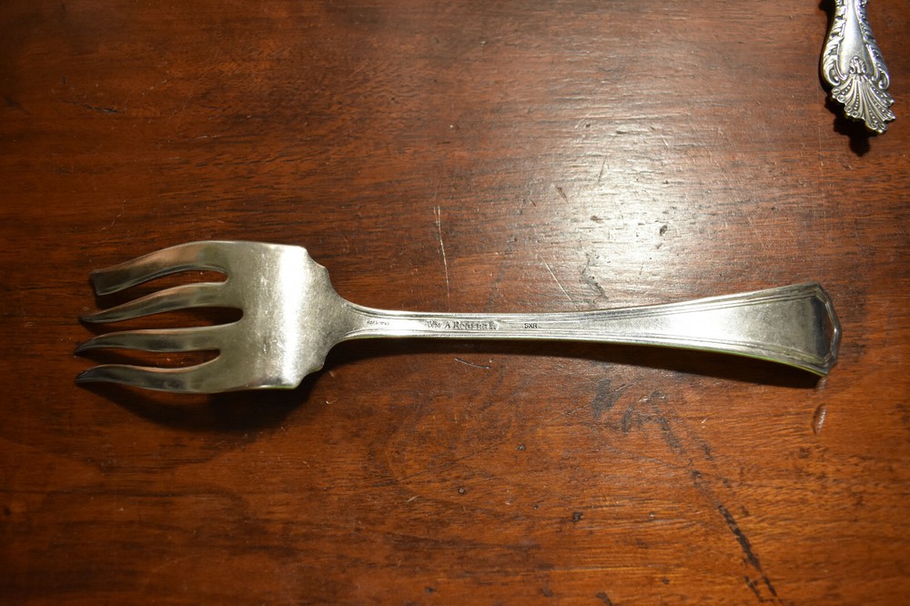 RALEIGH Pattern Wm. A. Rogers Oneida Silverplate Meat Fork 1907