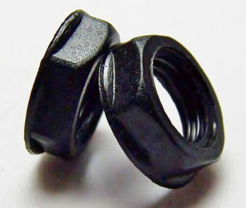 Amplifier Plastic Hex Nuts black for use with 1/4in Cliff Jacks (4)
