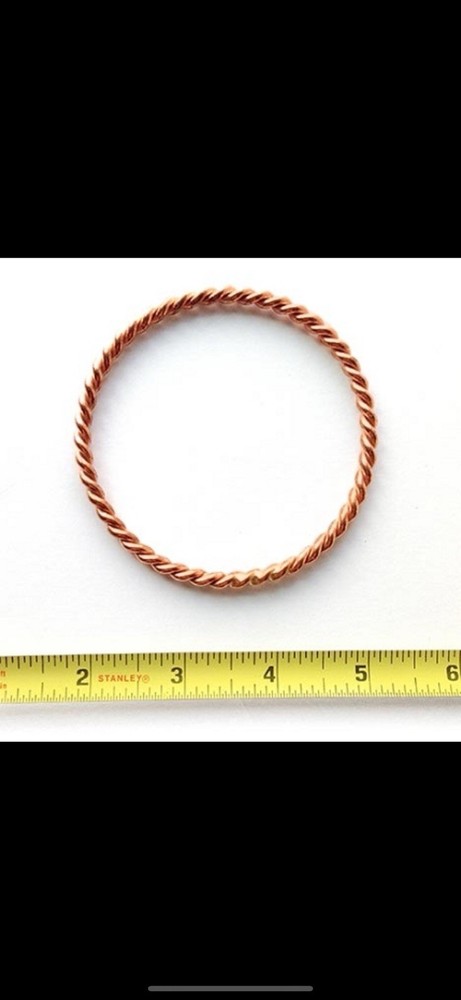 Solid copper Tensor Ring. 1/2 Qubit. EMF Protection, Healing Pain & More. 🇺🇸