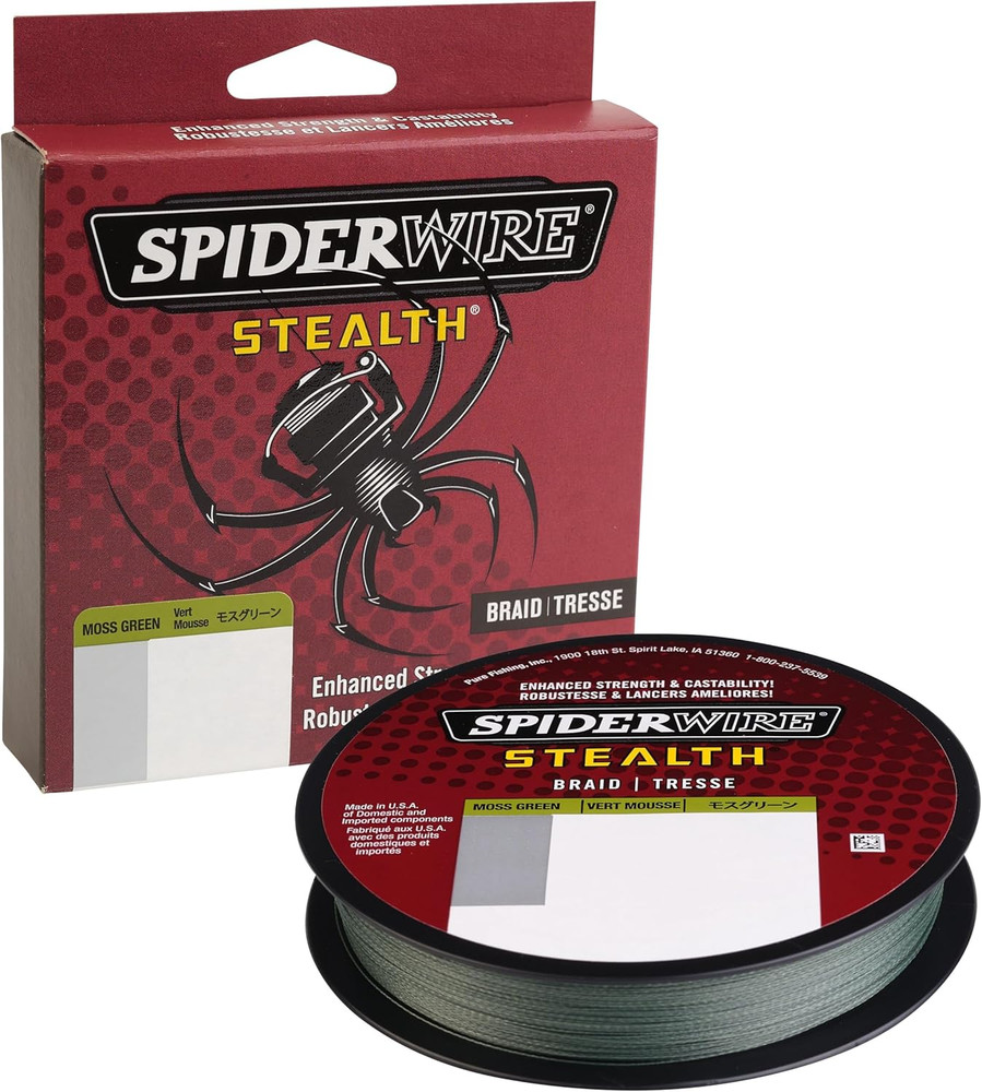 Spiderwire Stealth Braid 15lb Break Strength 200 Yards