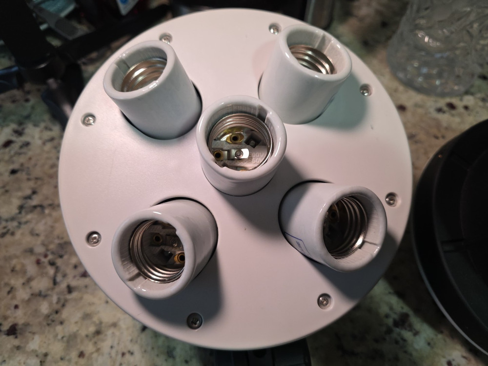 Westcott D5 5-Socket Light Head (2 Pack)