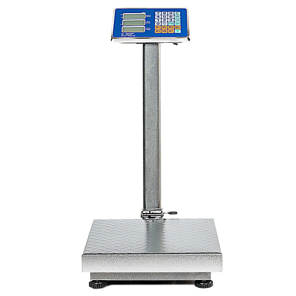 660lbs Weight Platform Scale Digital Floor Folding Scale Postal Shipping Mailing