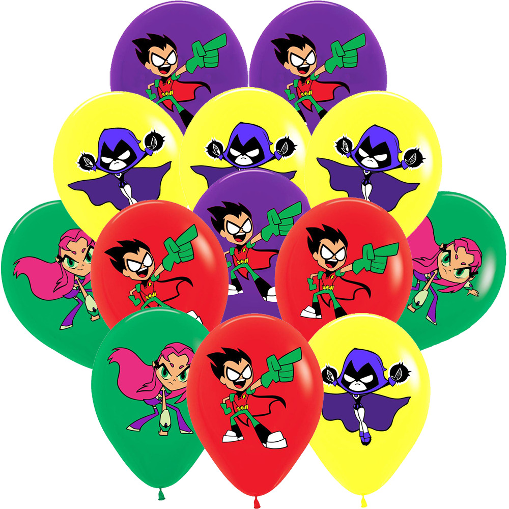 TEEN TITANS balloons birthday party supplies favor centerpiece decoration event