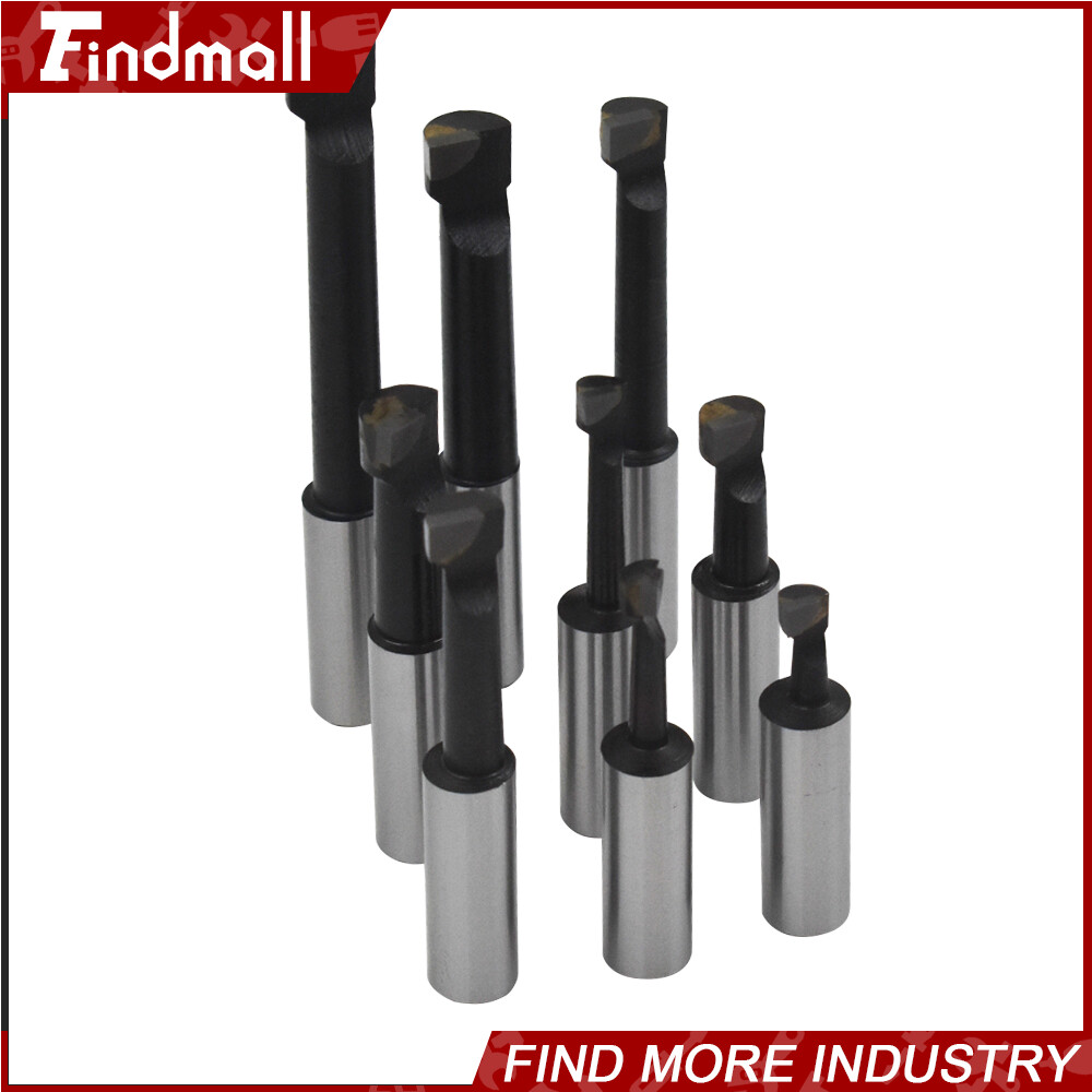 9 PCS 1/2" BORING BAR SET CARBIDE TIPPED BARS 1/2" SHANK LATHE TOOL