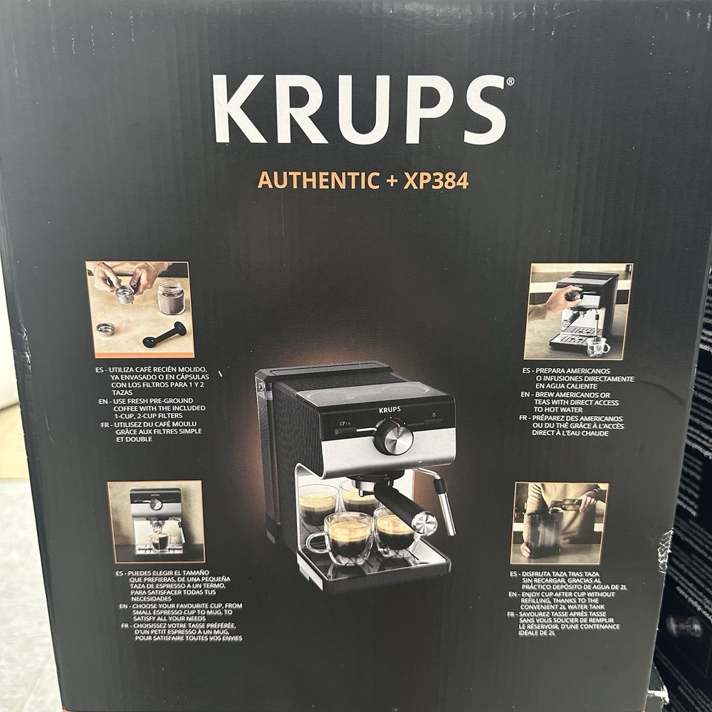 Krups XP38EU0 Authentic Manual Espresso Machine - New