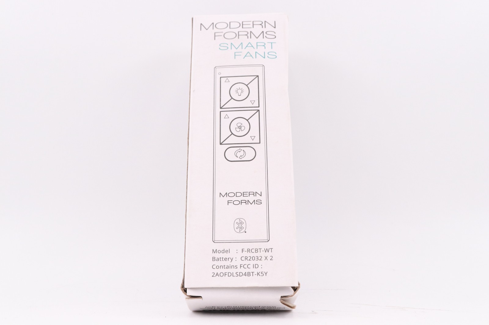 MODERN FORMS F-RCBT-WT SMART FANS WHITE REMOTE CONTROL W/ BLUETOOTH