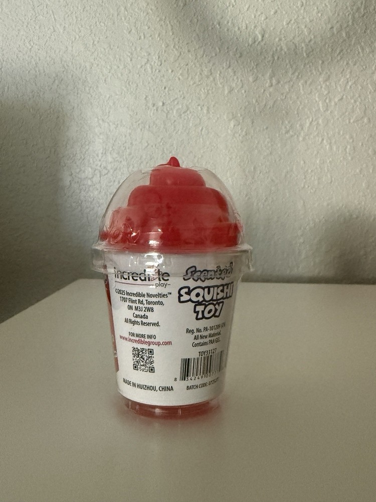 ICEE Scented Squishy Toy Cherry Red