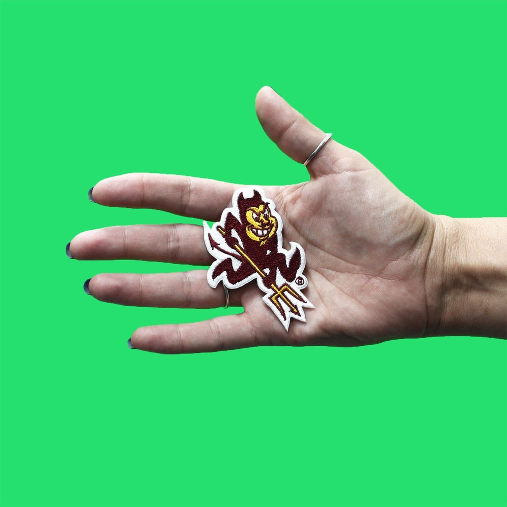 Arizona State Sun Devils Mascot "Sparky" Logo Iron On Patch