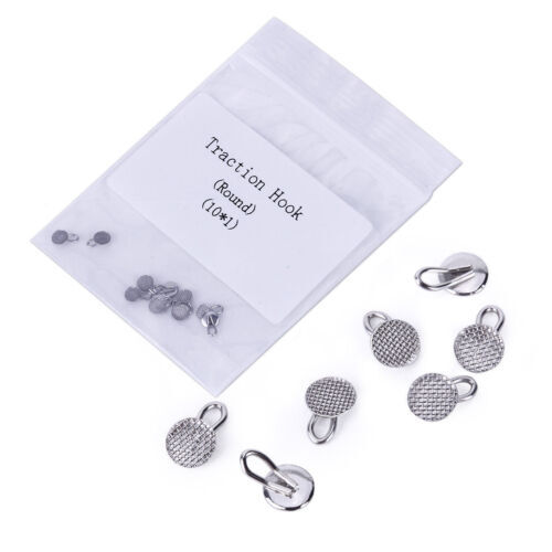 10Bags Dental Orthodontic Brackets Traction Hooks Round/Rectangular Caplin Hook