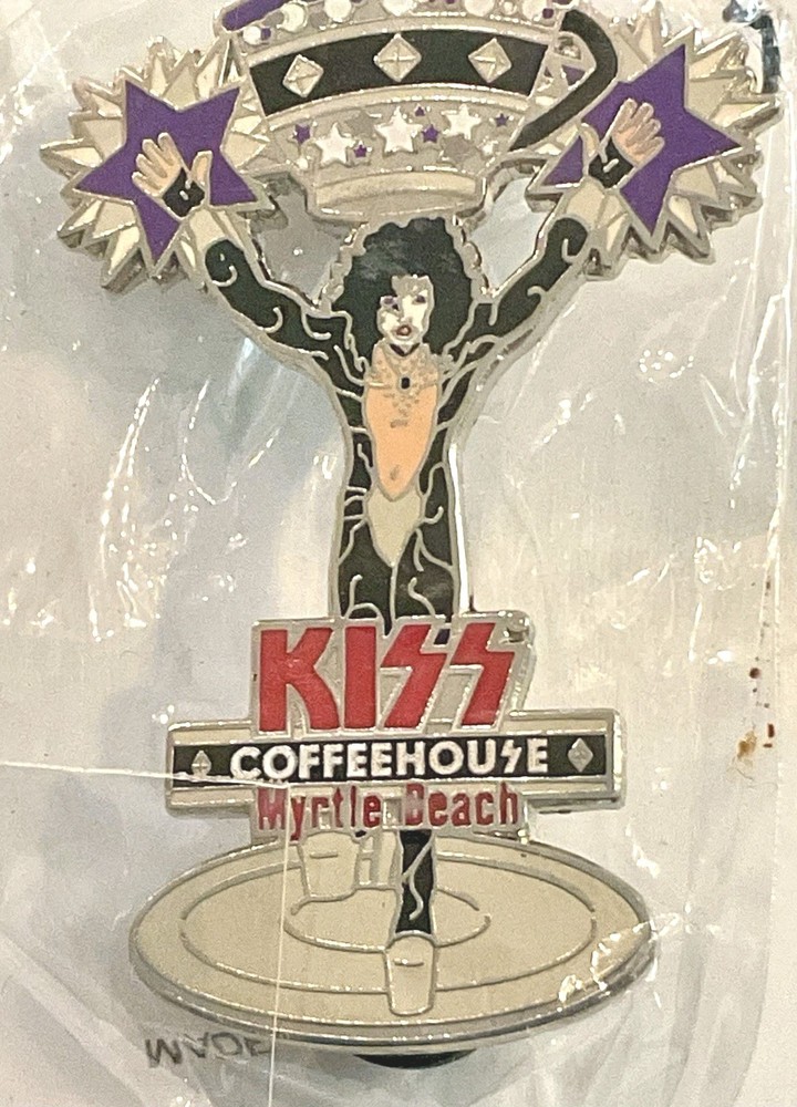 KISS Coffeehouse Pin Myrtle Beach Paul Stanley NEW!