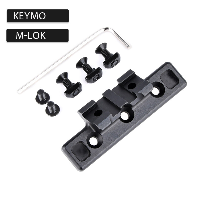 Tactical Flashlight M300 M600 Offset Light Mount KeyMod Mlok Adapter Scout Mount