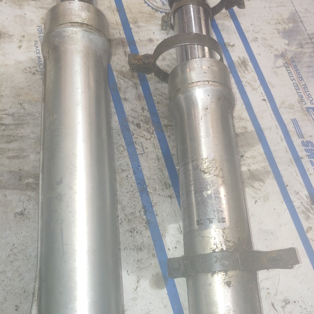 982 KDX450 front fork tubes with clamps TIM