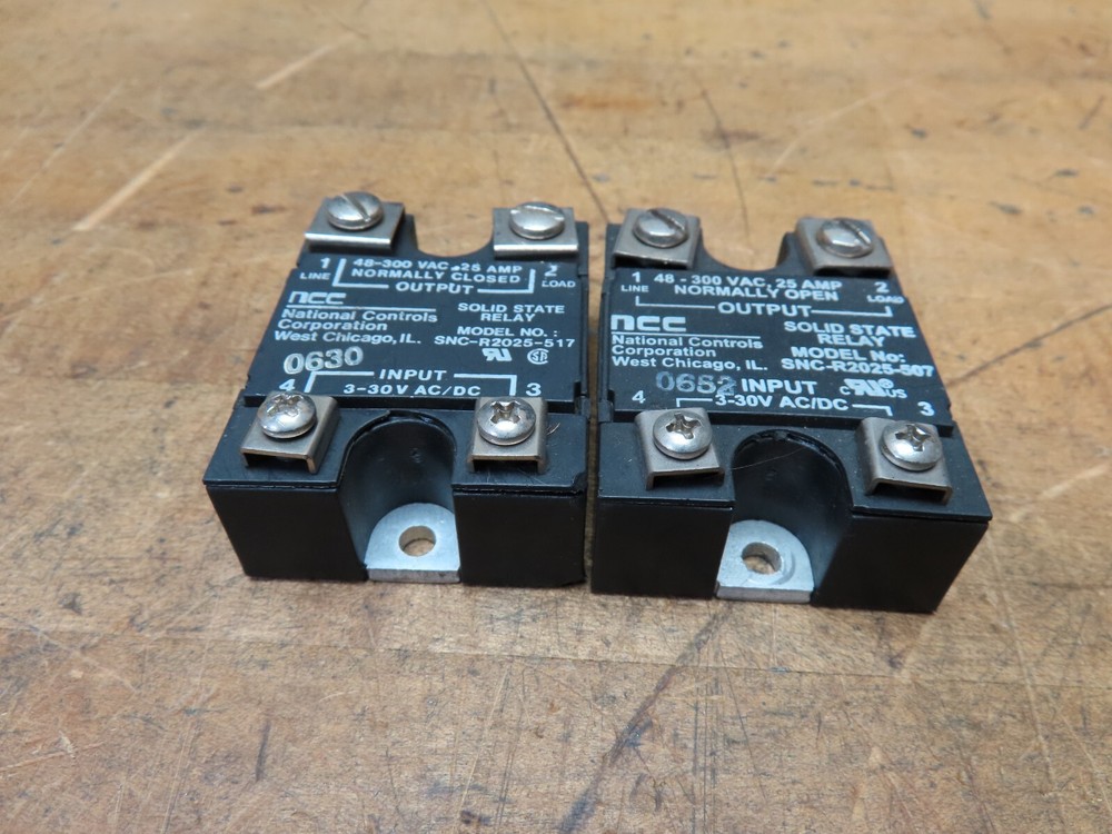 NCC SNC-R2025-507 solid state relay 3-30VAC (@D91)