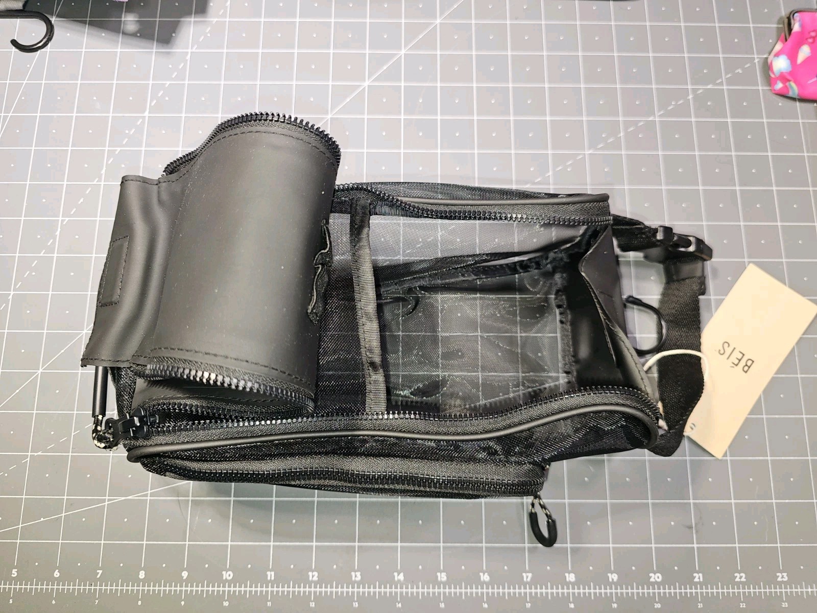 BEÍS Shower Kit Black Toiletry Travel Bag