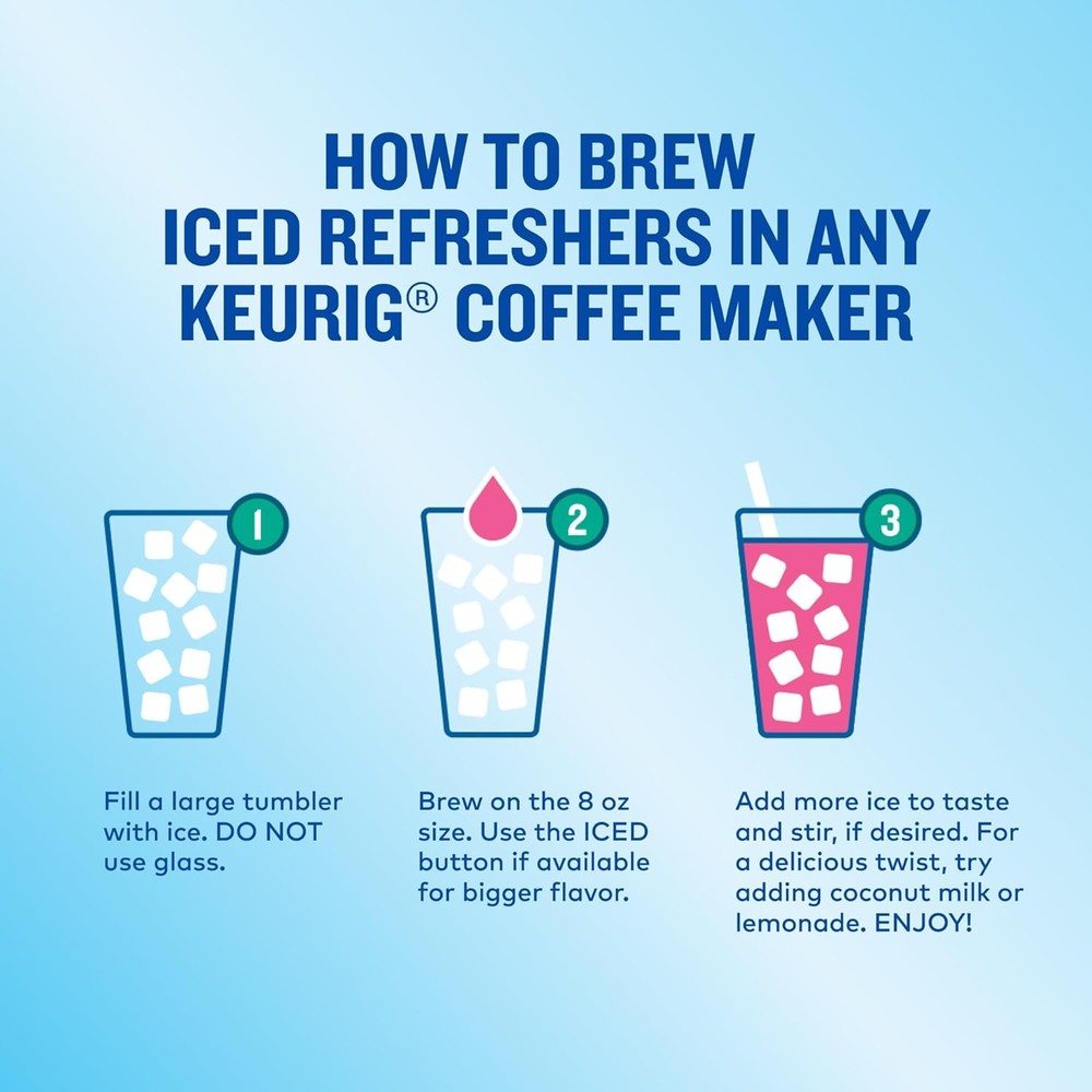 Iced Refreshers K-Cup Pod Variety Pack 20-Count