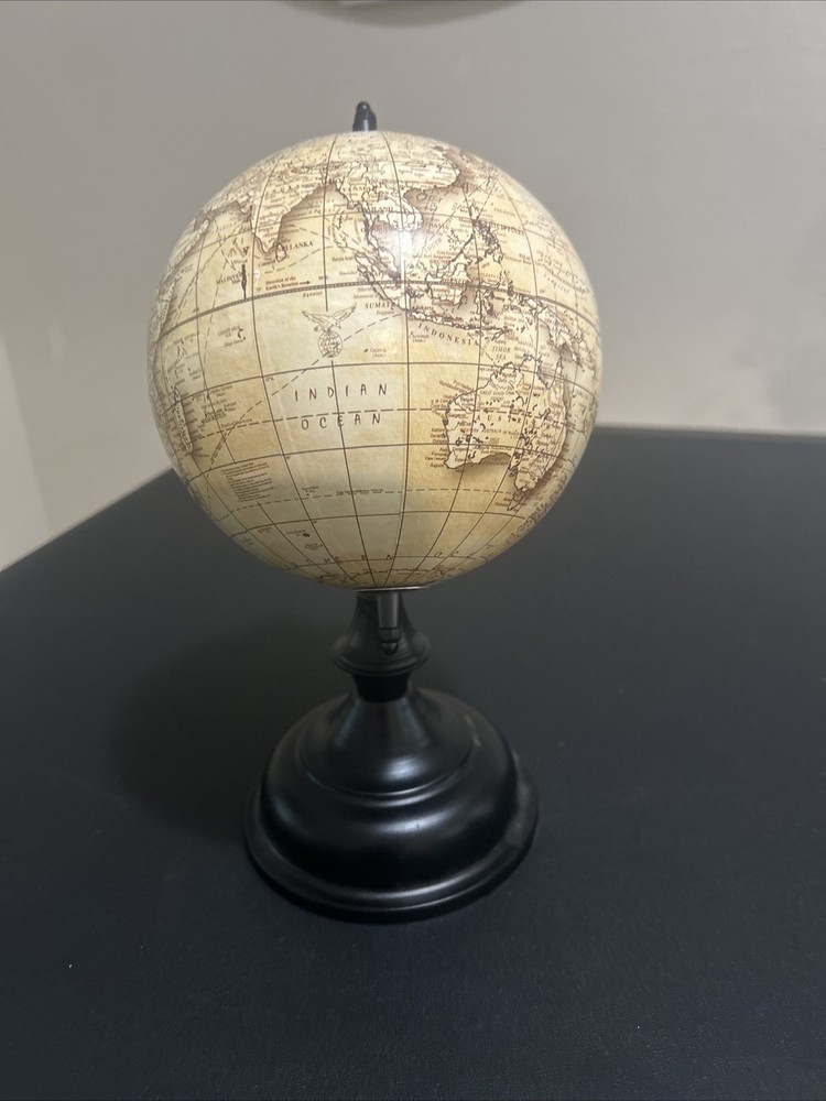 Desktop Globe Wooden Stand 12”