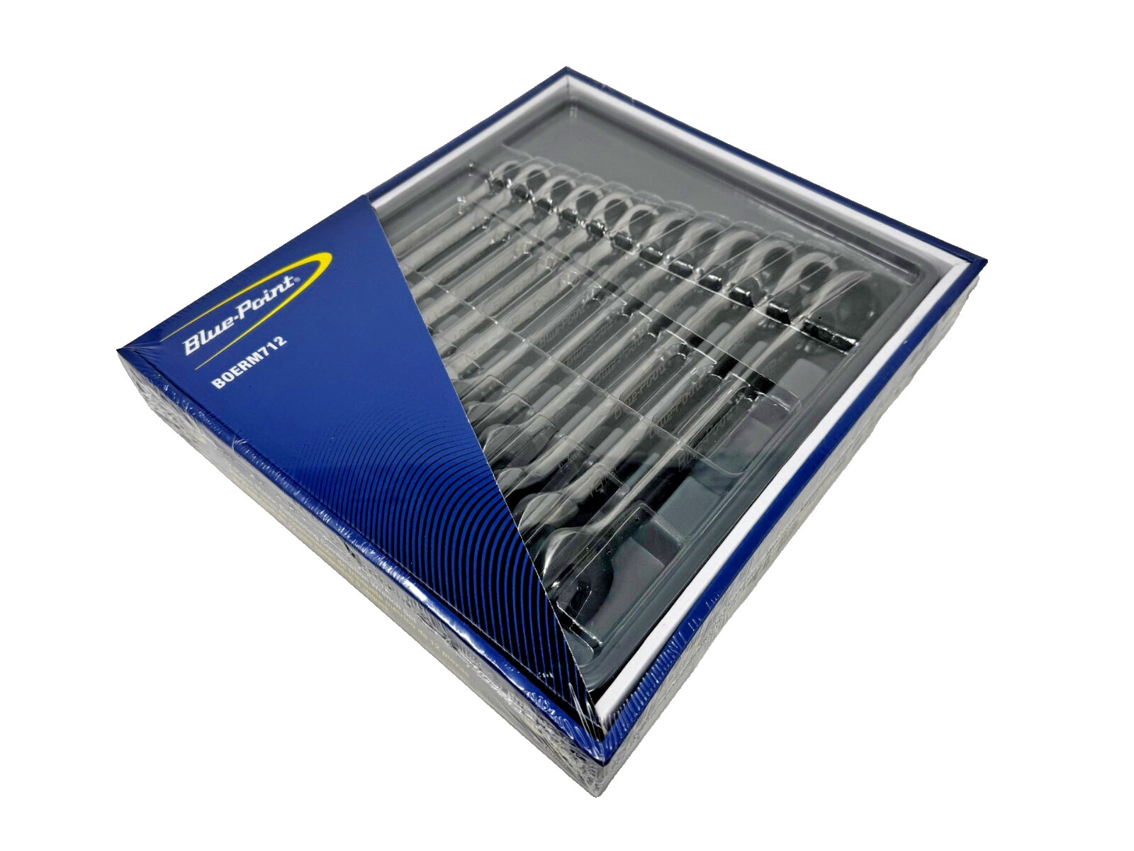 New Blue Point 12Pc 8-19mm Metric Ratcheting Combination Wrench Set BOERM712