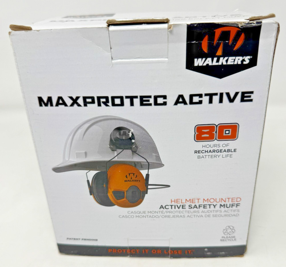 Walkers MAXPROTEC Active Safety Listening Hardhat Muff
