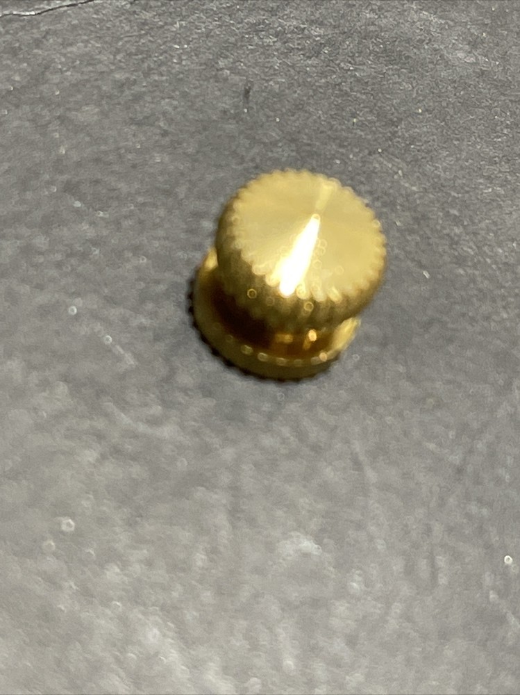 25 Pcs Solid Brass Knurled Head Battery Nut Cap Nut 8/32 Threads Unfinished