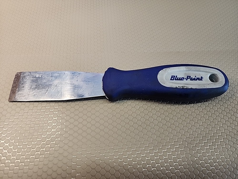 Blue-Point Single Bevel 8.5" Putty Knife Blue Soft Grip Handle
