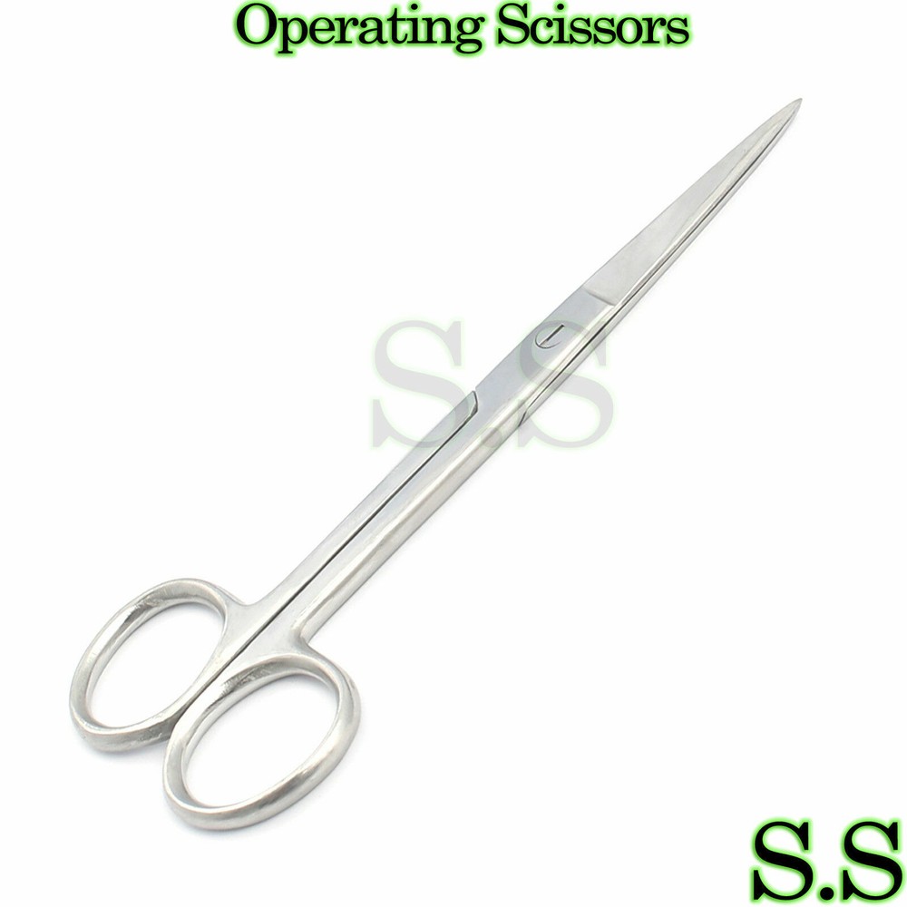 1 PC Surgical Medical Operating Scissors Straight 5.5" SHARP/SHARP Instruments
