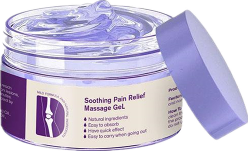 Joint Pain Purple Gel Fast Acting Gel, Kresin Soothing Pain Massage Gel, 100g