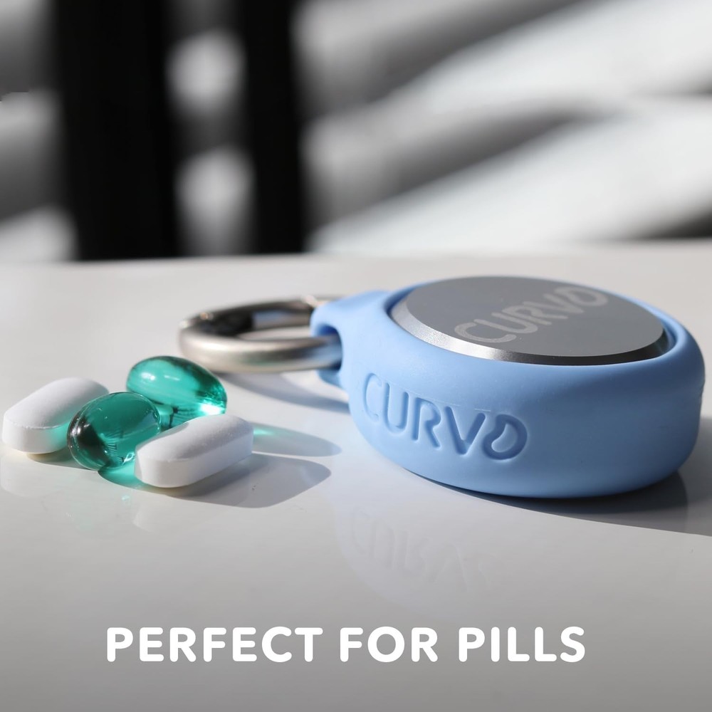 Waterproof Travel Pill Box Keychain Container Compact Earplug Holder