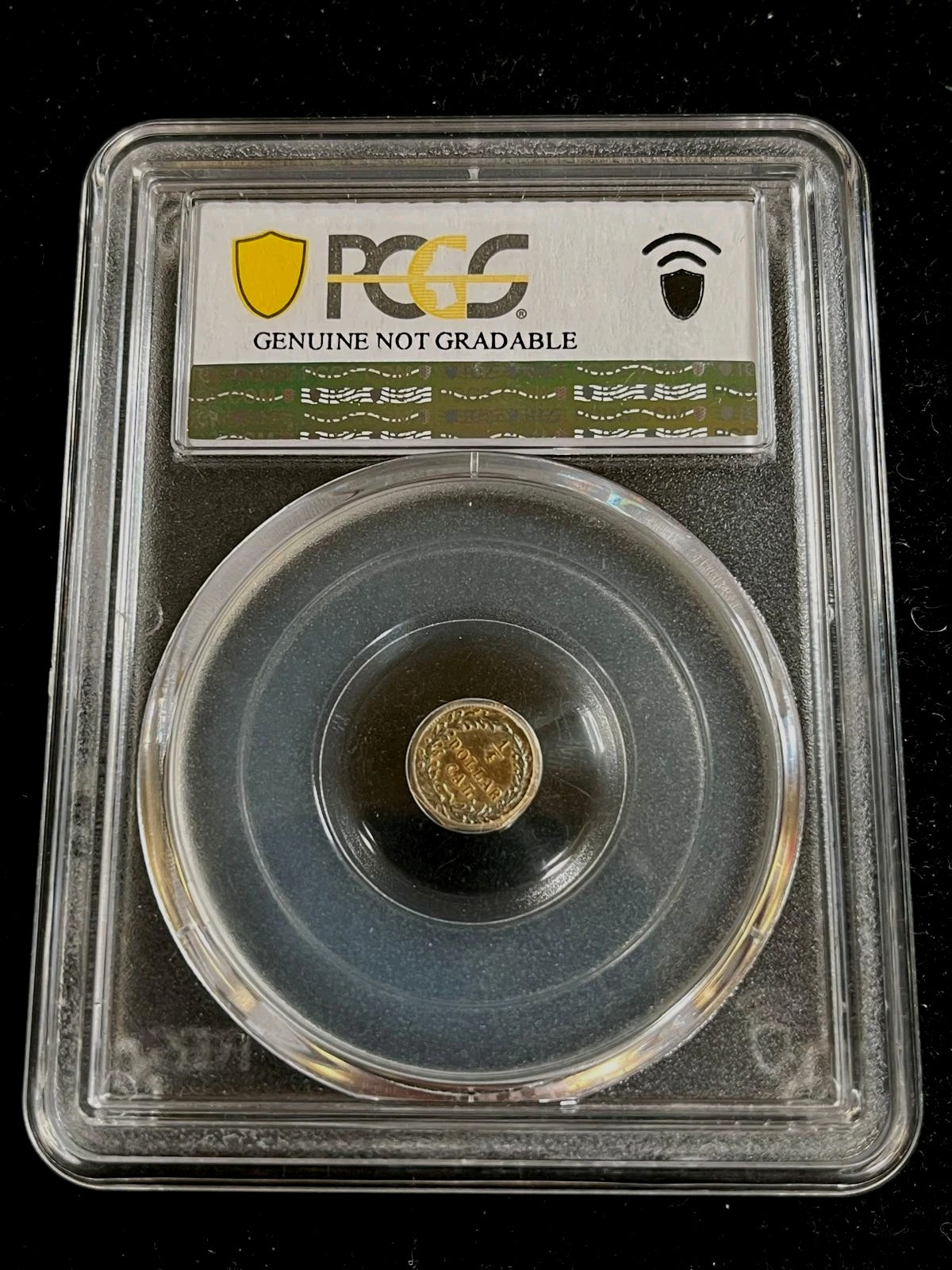 PCGS AU Det 1872 California Fractional Gold Octagonal Liberty Head BG-791 G25C