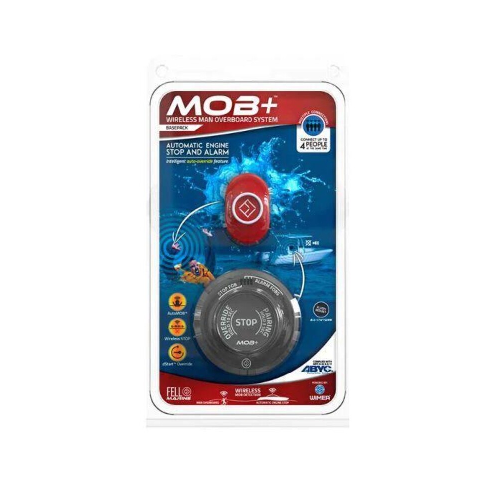 FELL MARINE 72.380.206 Mob+ Basepack Wireless Engine Cutoff Switch Gray |
